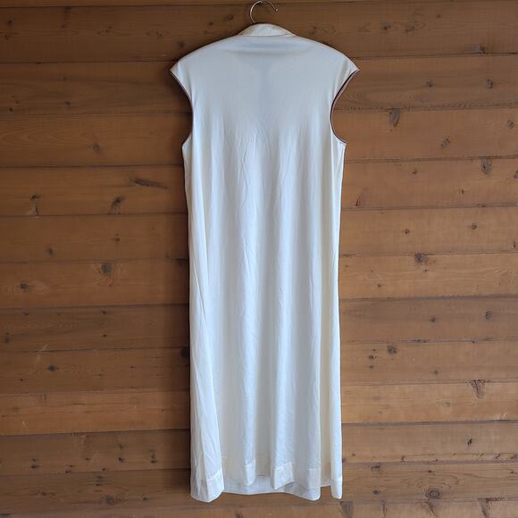 Vintage JC Penney Night Gown Robe 2 Piece Set Small 70's Retro Floral Cottage - Picture 6 of 12